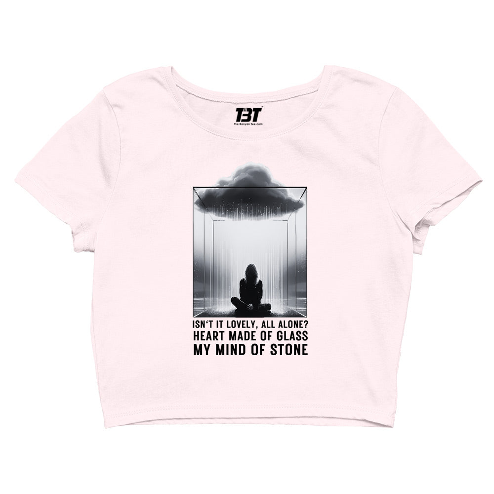 billie eilish lovely crop top music band buy online united states of america usa the banyan tee tbt men women girls boys unisex white