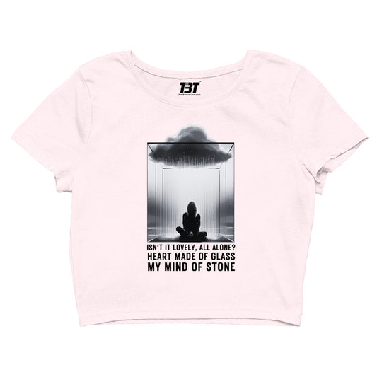 billie eilish lovely crop top music band buy online united states of america usa the banyan tee tbt men women girls boys unisex white