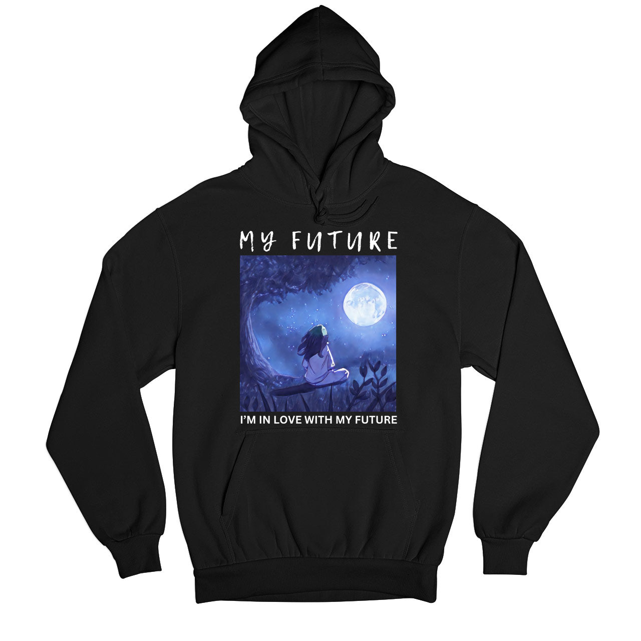 billie eilish my future hoodie hooded sweatshirt winterwear music band buy online usa united states of america the banyan tee tbt men women girls boys unisex black i am in love with my future