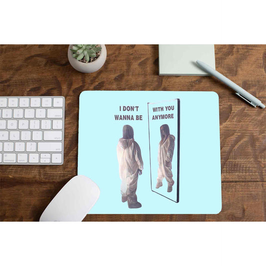 billie eilish i don't wanna be with you anymore mousepad logitech large anime music band buy online united states of america usa the banyan tee tbt men women girls boys unisex promise hands