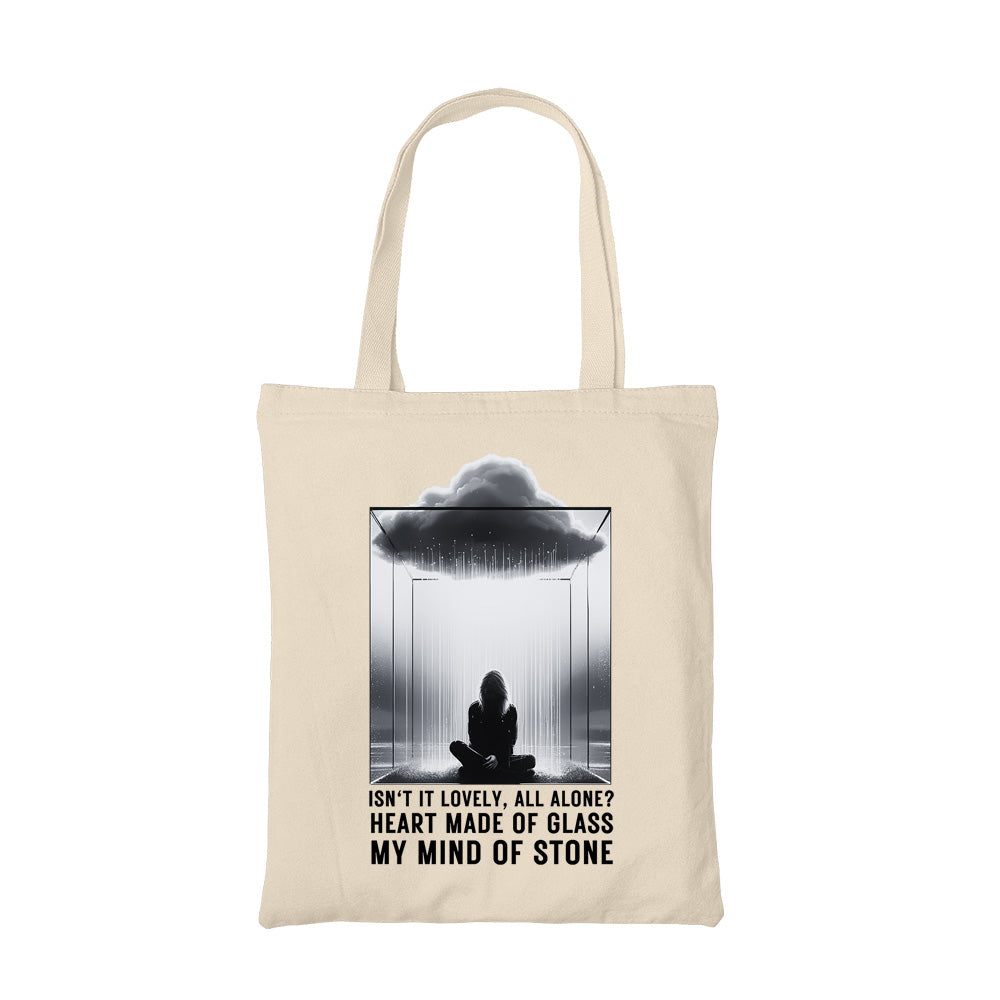 billie eilish lovely tote bag hand printed cotton women men unisex