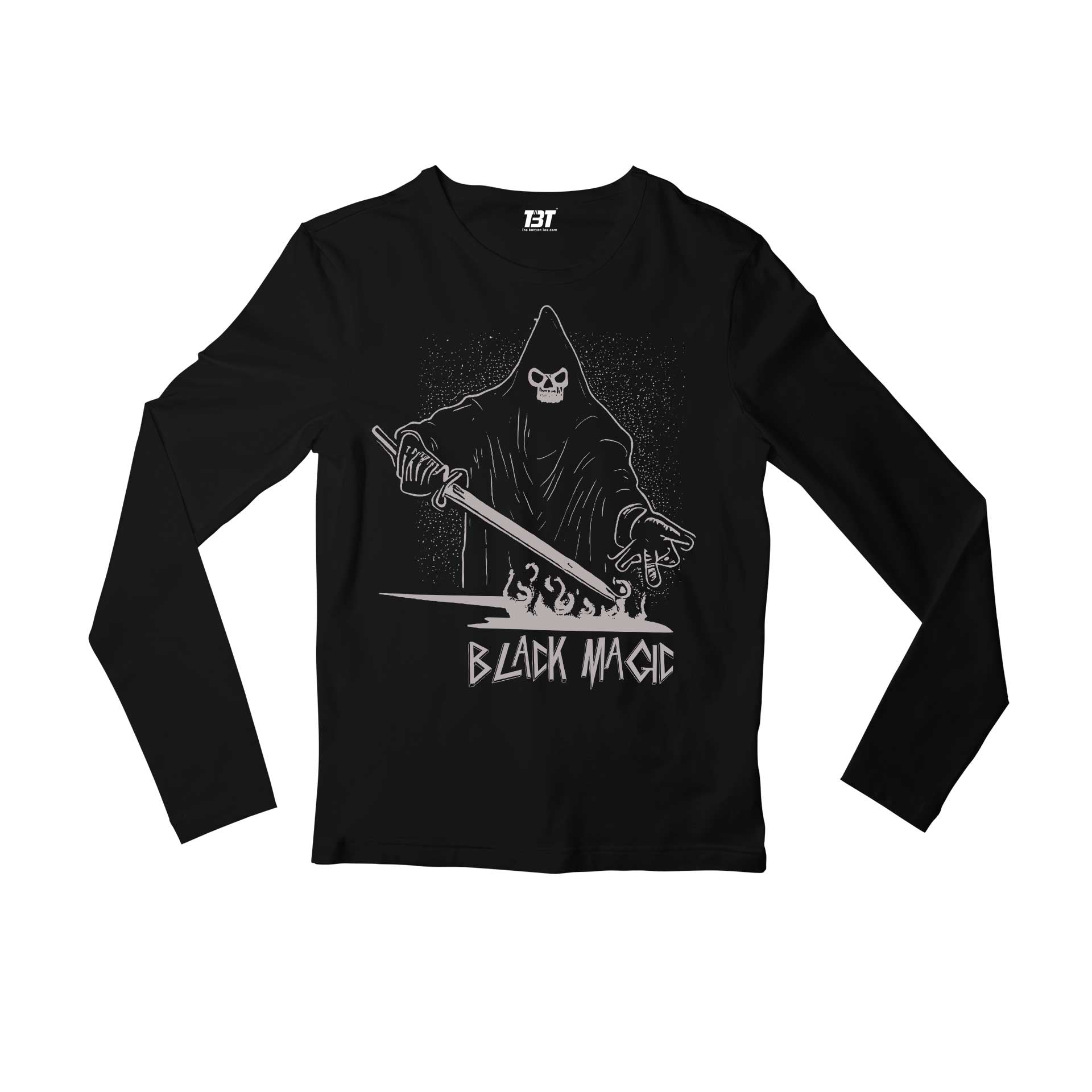 slayer black magic full sleeves long sleeves music band buy online india the banyan tee tbt men women girls boys unisex black