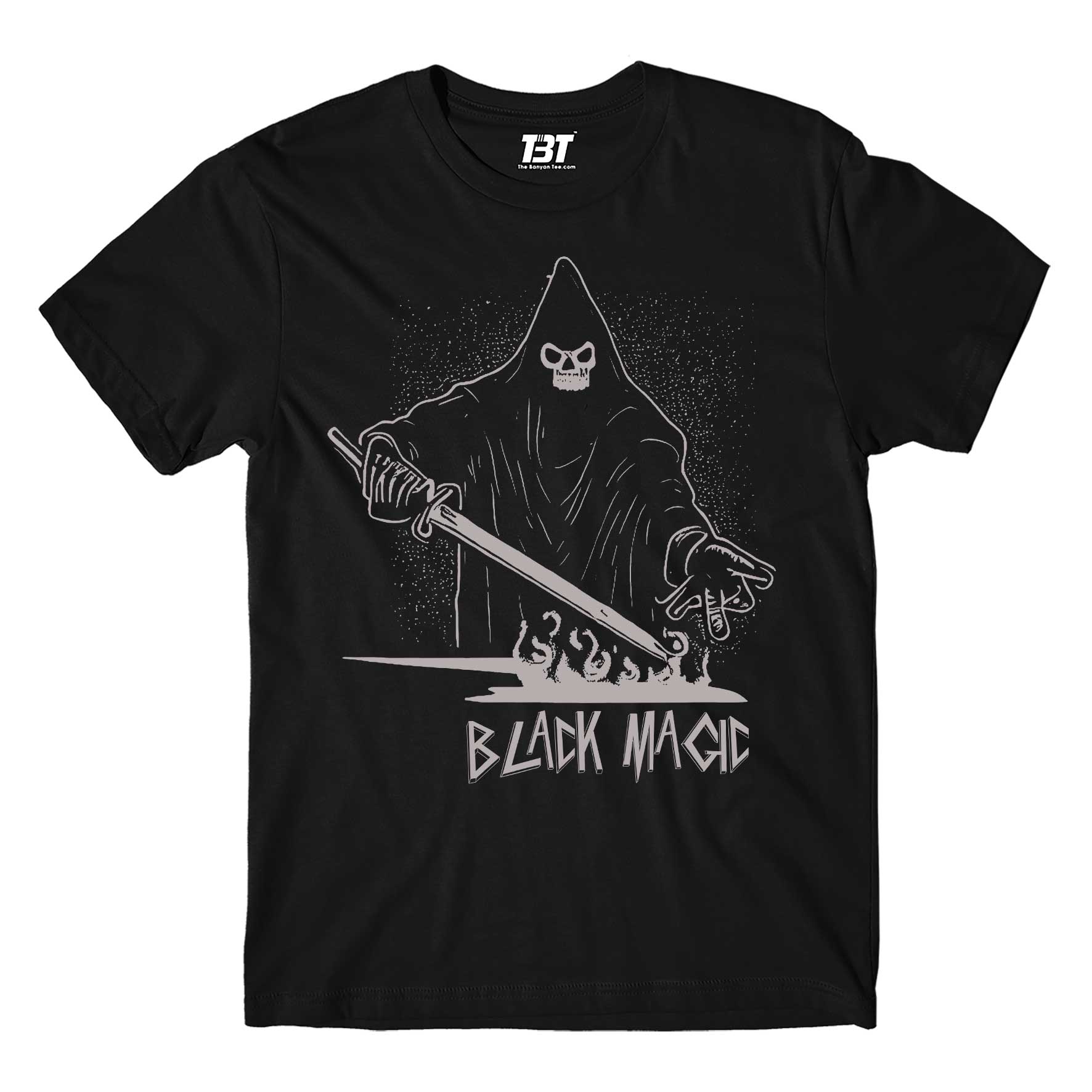 slayer black magic t-shirt music band buy online united states of america usa the banyan tee tbt men women girls boys unisex black