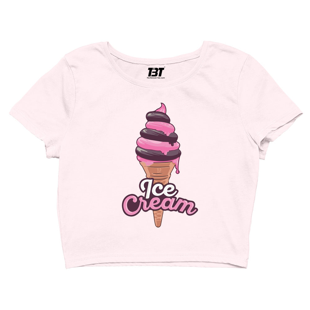 black pink ice cream crop top music band buy online united states of america usa the banyan tee tbt men women girls boys unisex black song k pop jennie lisa jisoo rose