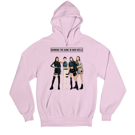 black pink running the game hoodie hooded sweatshirt winterwear music band buy online usa united states of america the banyan tee tbt men women girls boys unisex baby pink song k pop jennie lisa jisoo rose