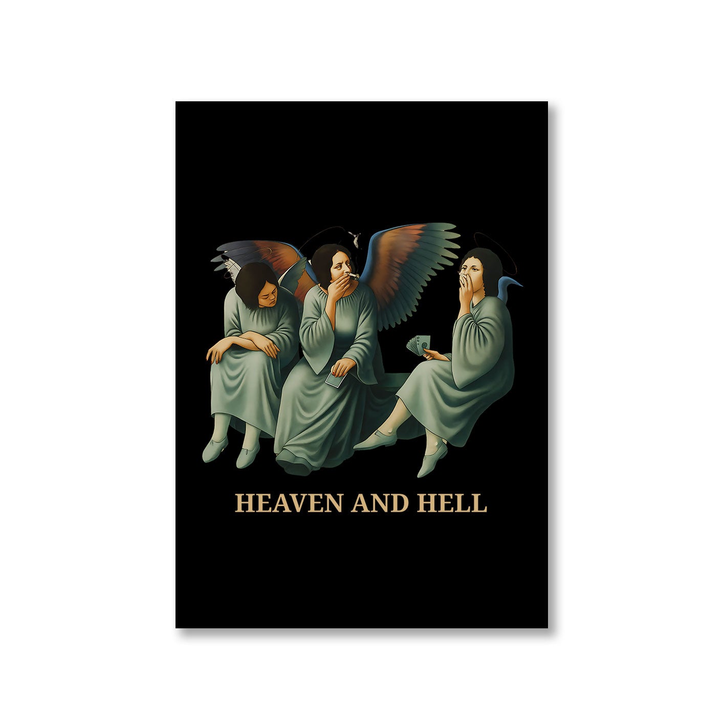 black sabbath heaven and hell poster wall art buy online united states of america usa the banyan tee tbt a4