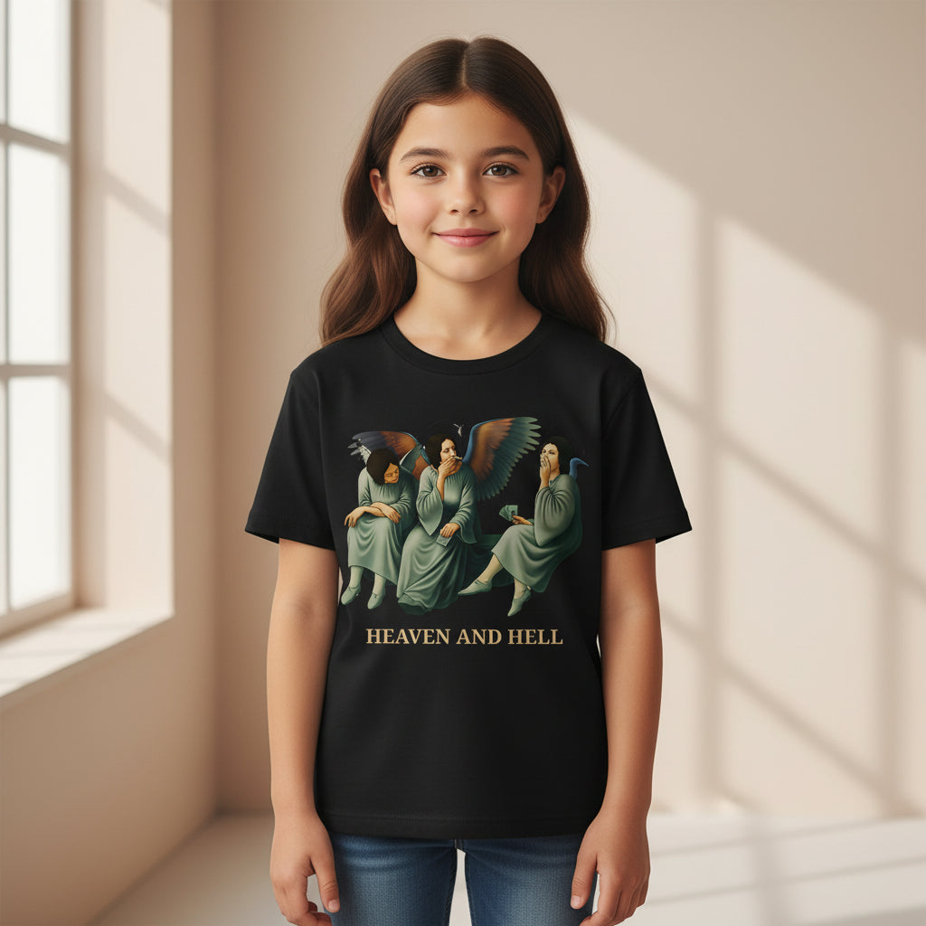 black sabbath heaven and hell t-shirt music band buy online united states of america usa the banyan tee tbt men women girls boys unisex black