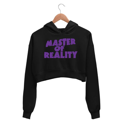 black sabbath master of reality crop hoodie hooded sweatshirt upper winterwear music band buy online india the banyan tee tbt men women girls boys unisex black
