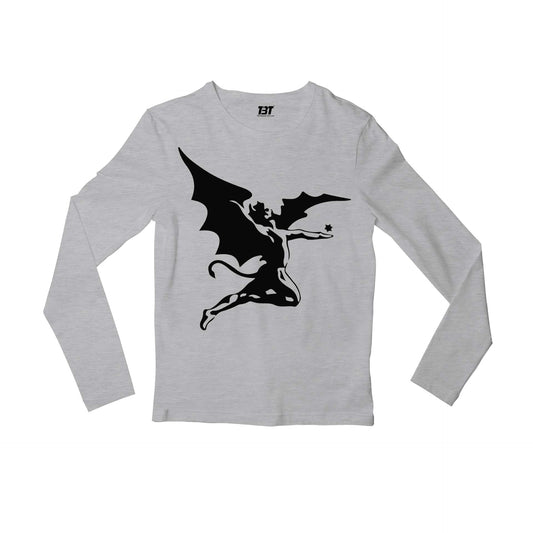 black sabbath fallen angel full sleeves long sleeves music band buy online india the banyan tee tbt men women girls boys unisex gray