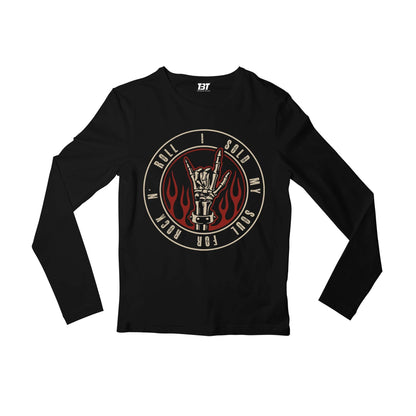 black sabbath sold my soul for rock n' roll full sleeves long sleeves music band buy online india the banyan tee tbt men women girls boys unisex black