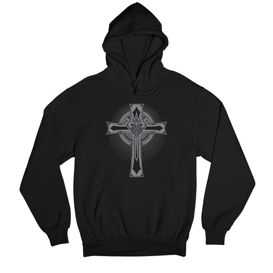 black sabbath headless cross hoodie hooded sweatshirt winterwear music band buy online united states usa the banyan tee tbt men women girls boys unisex black