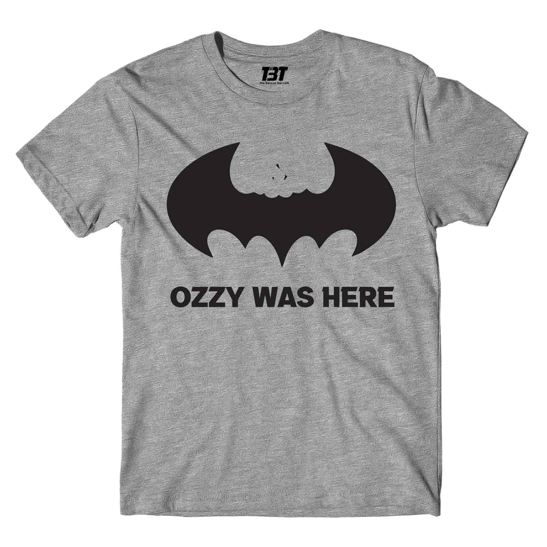 black sabbath ozzy was here t-shirt music band buy online united states of america usa the banyan tee tbt men women girls boys unisex gray