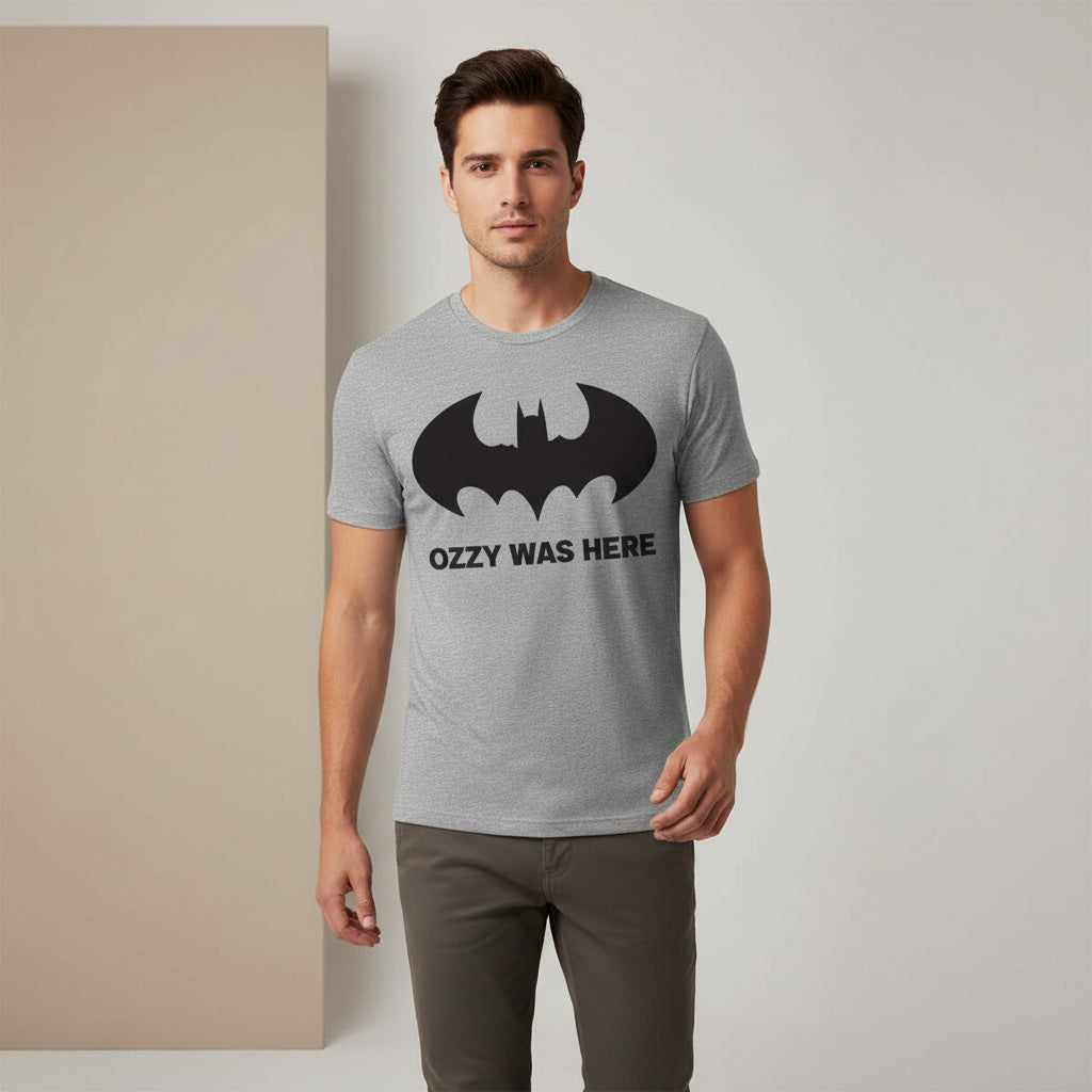 black sabbath ozzy was here t-shirt music band buy online united states of america usa the banyan tee tbt men women girls boys unisex gray