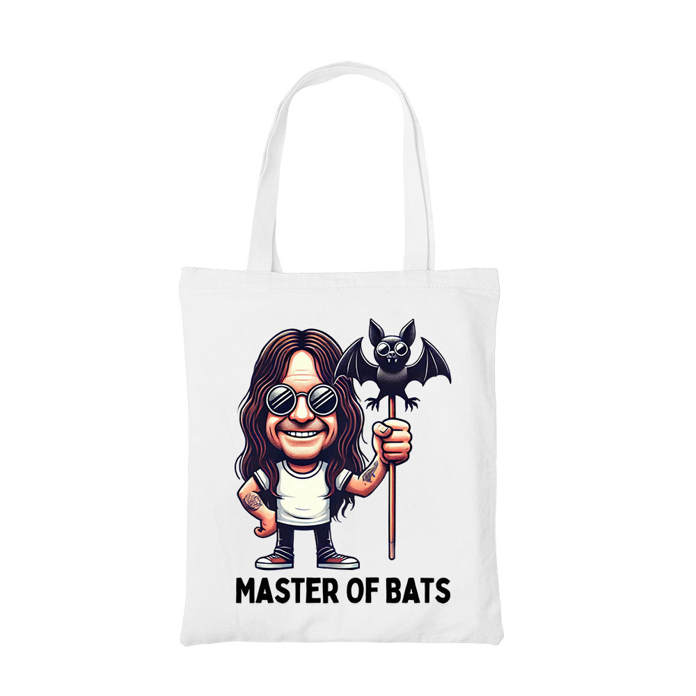 black sabbath master of bats tote bag cotton printed music band buy online united states usa the banyan tee tbt men women girls boys unisex