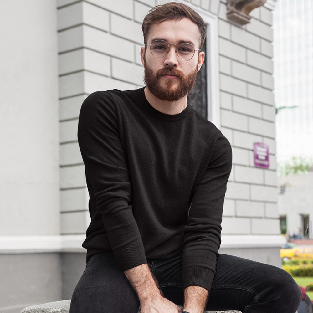 Plain Black Sweatshirt The Banyan Tee sweatshirts and hoodies for men for women