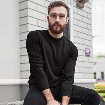 Plain Black Sweatshirt The Banyan Tee sweatshirts and hoodies for men for women