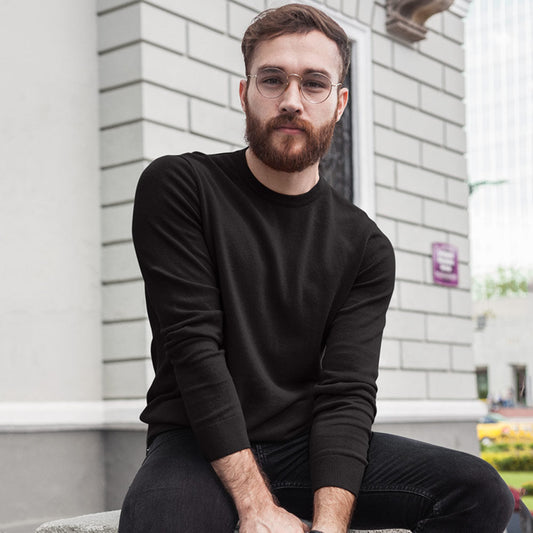 Plain Black Sweatshirt The Banyan Tee sweatshirts and hoodies for men for women