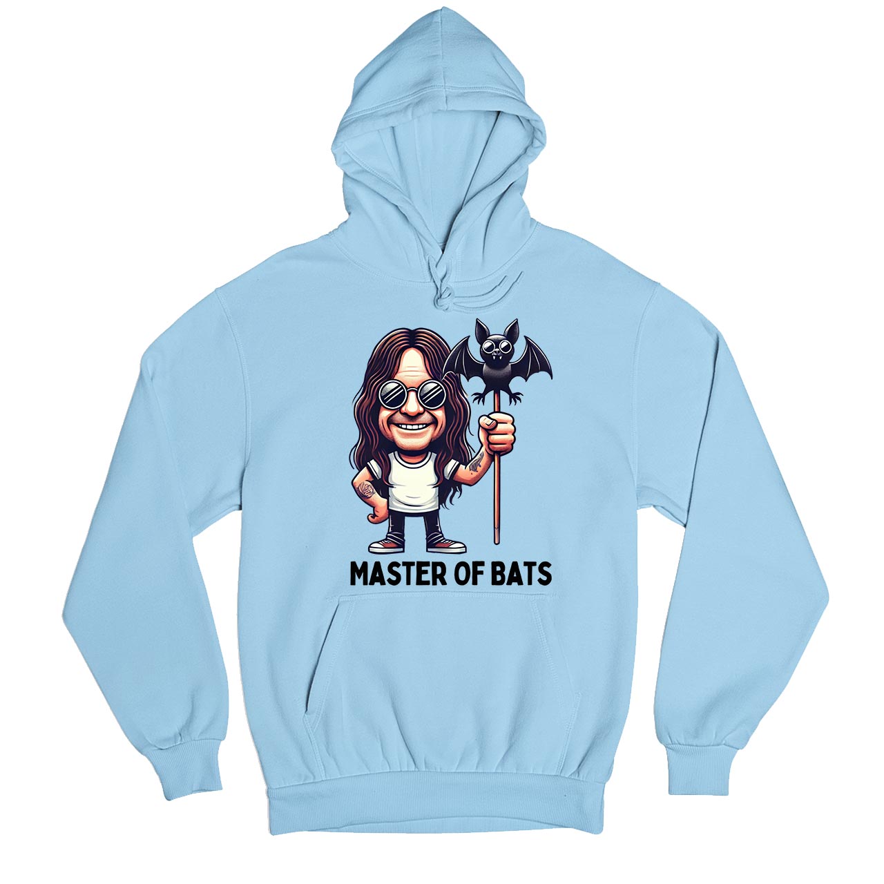 black sabbath master of bats hoodie hooded sweatshirt winterwear music band buy online united states usa the banyan tee tbt men women girls boys unisex baby blue