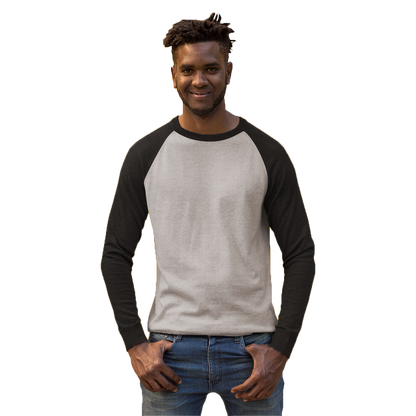 black and charcoal raglan for men full sleeve united states of america usa the banyan tee charcoal raglans raglan t-shirt raglan sleeves raglans raglan sleeve t-shirts