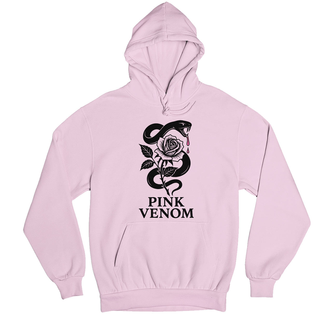 black pink pink venom hoodie hooded sweatshirt winterwear music band buy online united states usa the banyan tee tbt men women girls boys unisex baby pink 