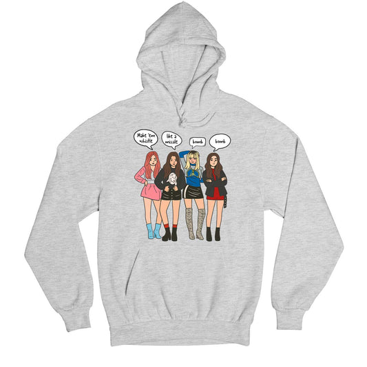 black pink whistle hoodie hooded sweatshirt winterwear music band buy online united states usa the banyan tee tbt men women girls boys unisex gray song k pop jennie lisa jisoo rose