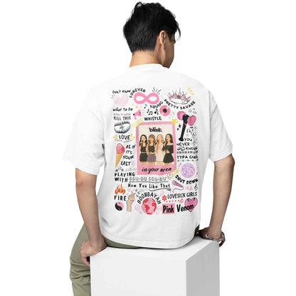 black pink oversized t shirt - blink doodle music t-shirt white buy online india the banyan tee tbt men women girls boys unisex