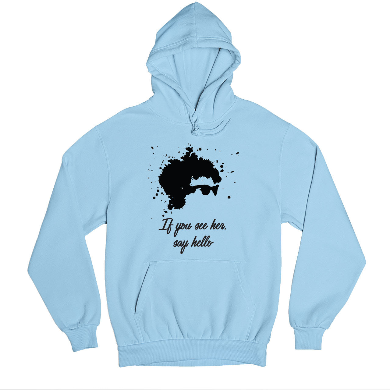 bob dylan if you see her, say hello hoodie hooded sweatshirt winterwear music band buy online united states usa the banyan tee tbt men women girls boys unisex baby blue