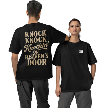 bob dylan oversized t shirt - knockin' on heaven's door music t-shirt white buy online india the banyan tee tbt men women girls boys unisex