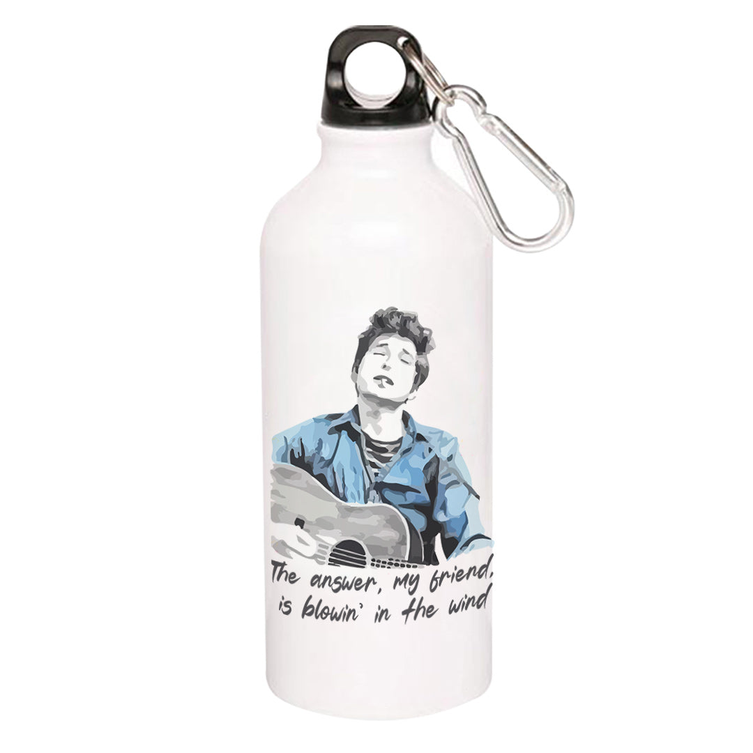 bob dylan blowin' in the wind sipper steel water bottle flask gym shaker music band buy online india the banyan tee tbt men women girls boys unisex