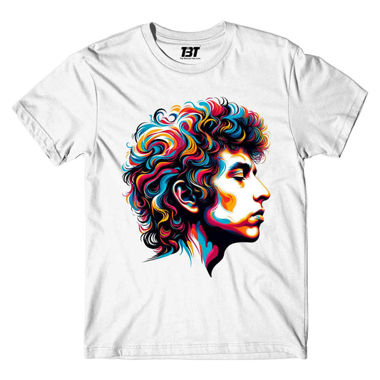 bob dylan fan art t-shirt music band buy online united states of america usa the banyan tee tbt men women girls boys unisex white 