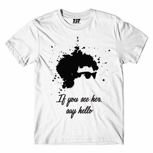 bob dylan if you see her, say hello t-shirt music band buy online usa united states the banyan tee tbt men women girls boys unisex white