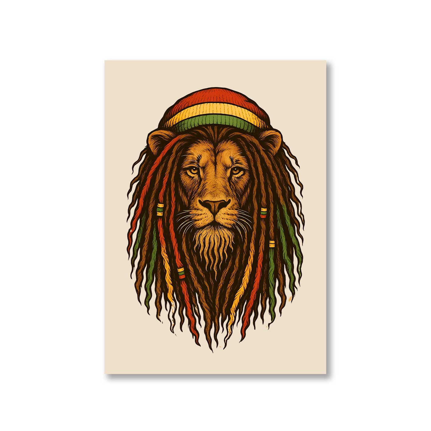 bob marley rasta lion poster wall art buy online united states of america usa the banyan tee tbt a4