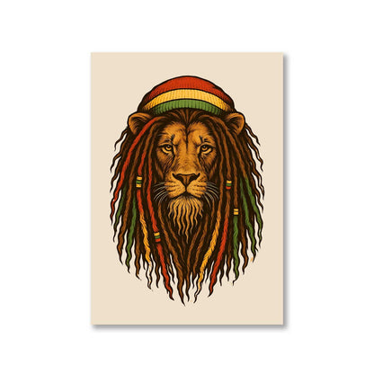 bob marley rasta lion poster wall art buy online united states of america usa the banyan tee tbt a4