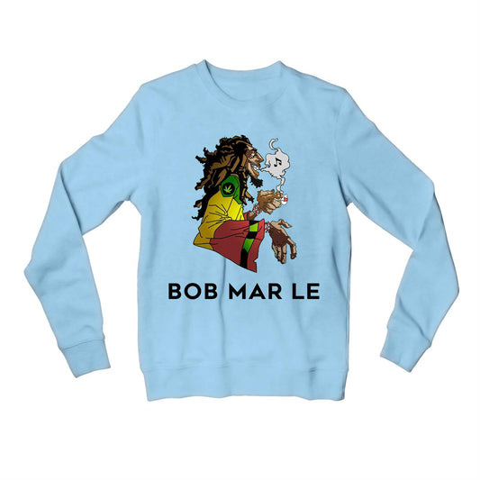 bob marley mar le sweatshirt upper winterwear music band buy online united states of america usa the banyan tee tbt men women girls boys unisex navy blue