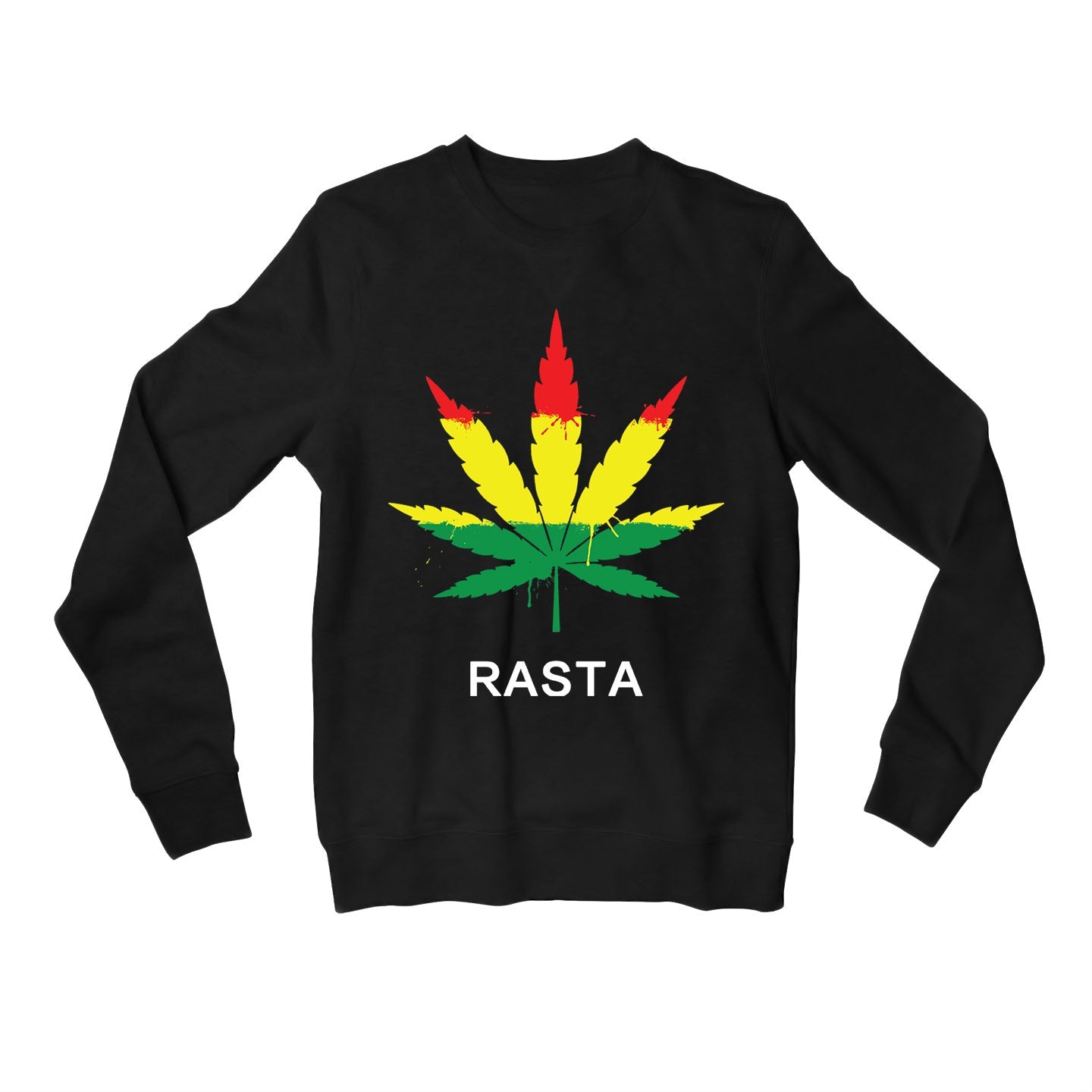 bob marley rasta sweatshirt upper winterwear music band buy online united states of america usa the banyan tee tbt men women girls boys unisex black