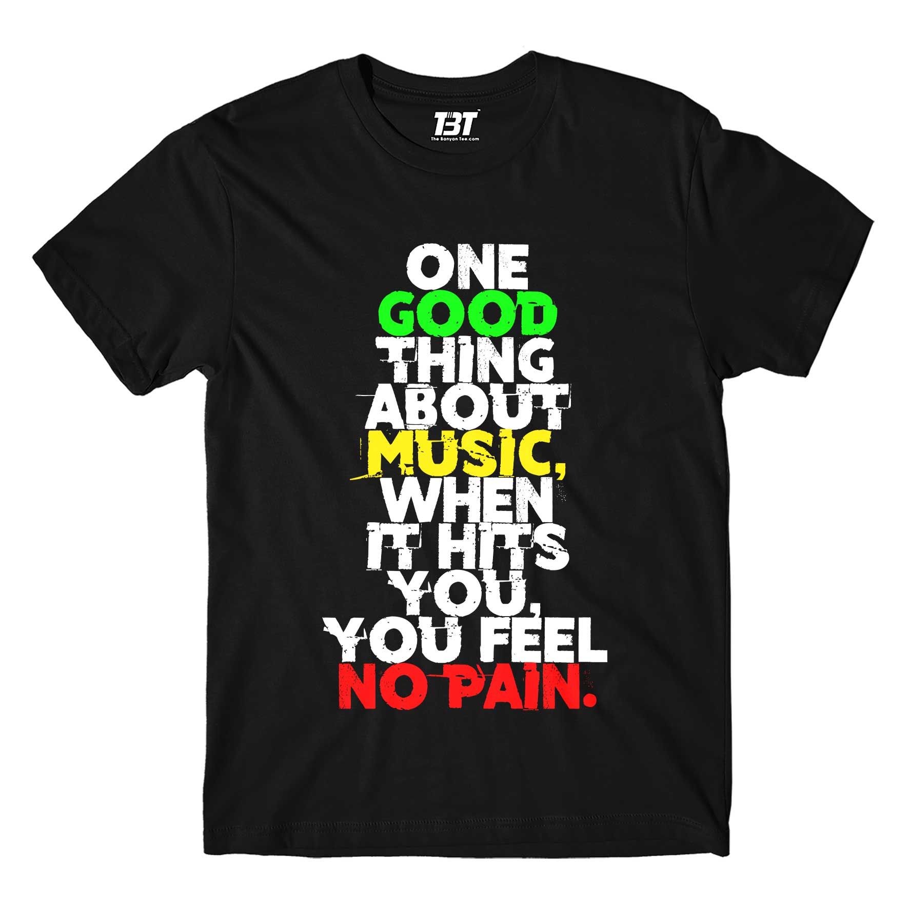 bob marley good thing about music t-shirt music band buy online united states of america usa the banyan tee tbt men women girls boys unisex black