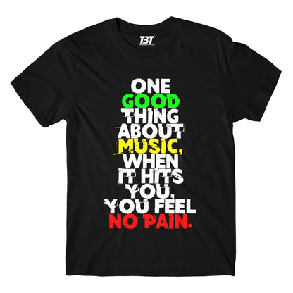 bob marley good thing about music t-shirt music band buy online united states of america usa the banyan tee tbt men women girls boys unisex black