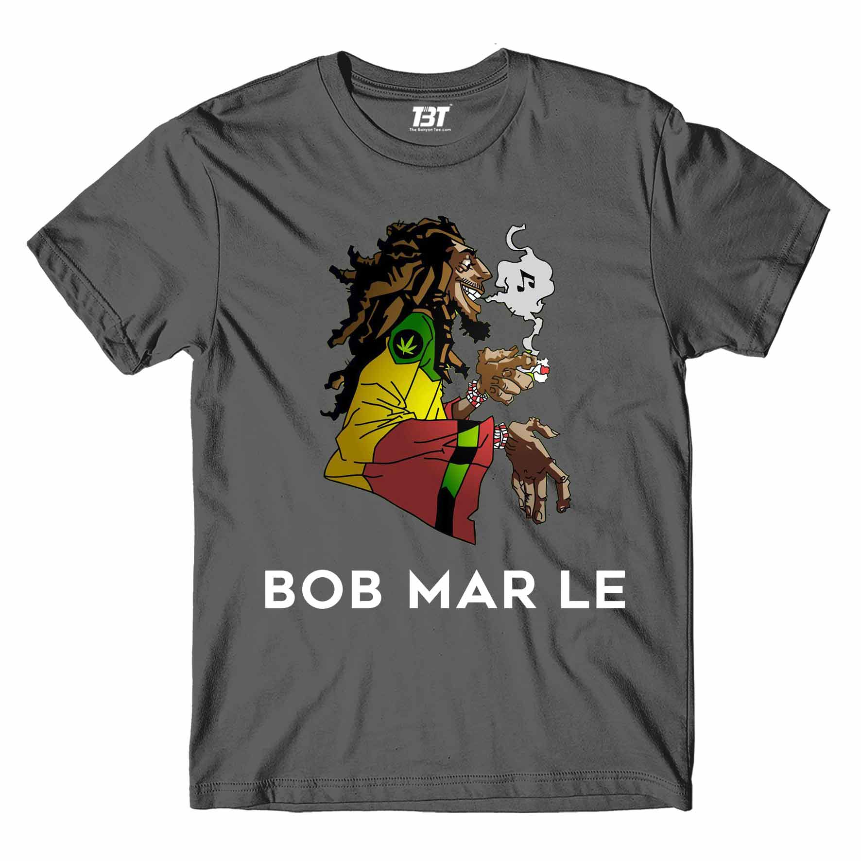 bob marley mar le t-shirt music band buy online usa united states the banyan tee tbt men women girls boys unisex steel grey