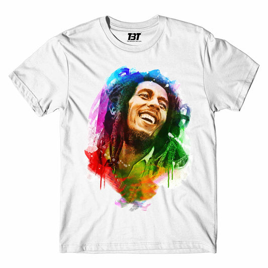 bob marley the pioneer of reggae t-shirt music band buy online usa united states the banyan tee tbt men women girls boys unisex white