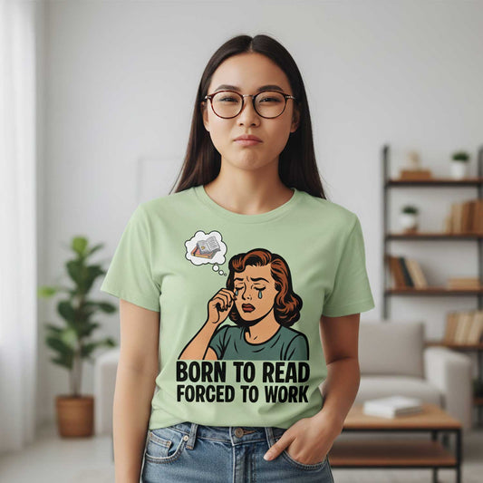 graphic born to read t-shirt printed graphic stylish buy online united states usa the banyan tee tbt men women girls boys unisex jade 