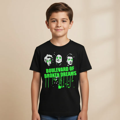green day boulevard of broken dreams t-shirt music band buy online united states of america usa the banyan tee tbt men women girls boys unisex black