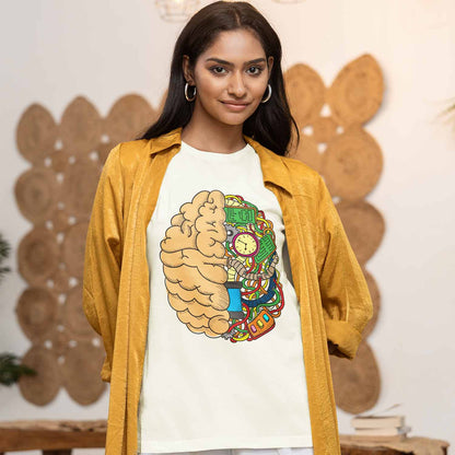graphic brain anatomy t-shirt printed graphic stylish buy online united states usa the banyan tee tbt men women girls boys unisex off white 