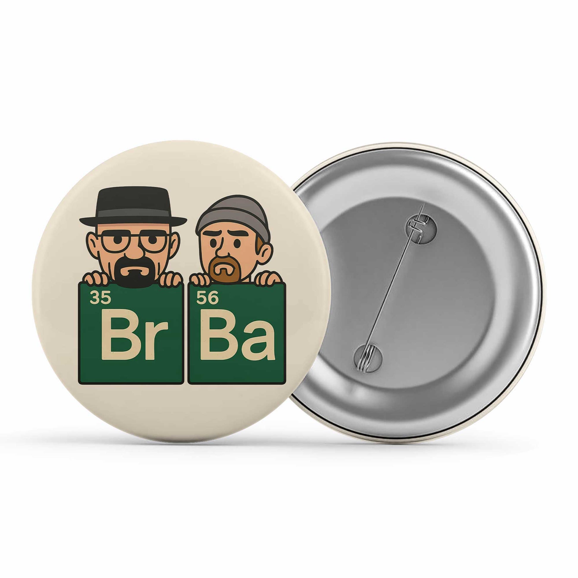 Breaking Bad Badge - Logo Metal Pin Button The Banyan Tee TBT
