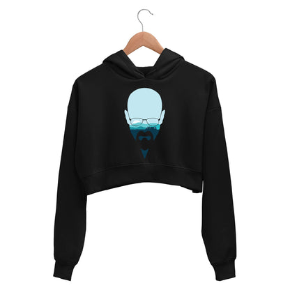 Breaking Bad Crop Hoodie - Walter White Crop Hooded Sweatshirt for Women The Banyan Tee TBT