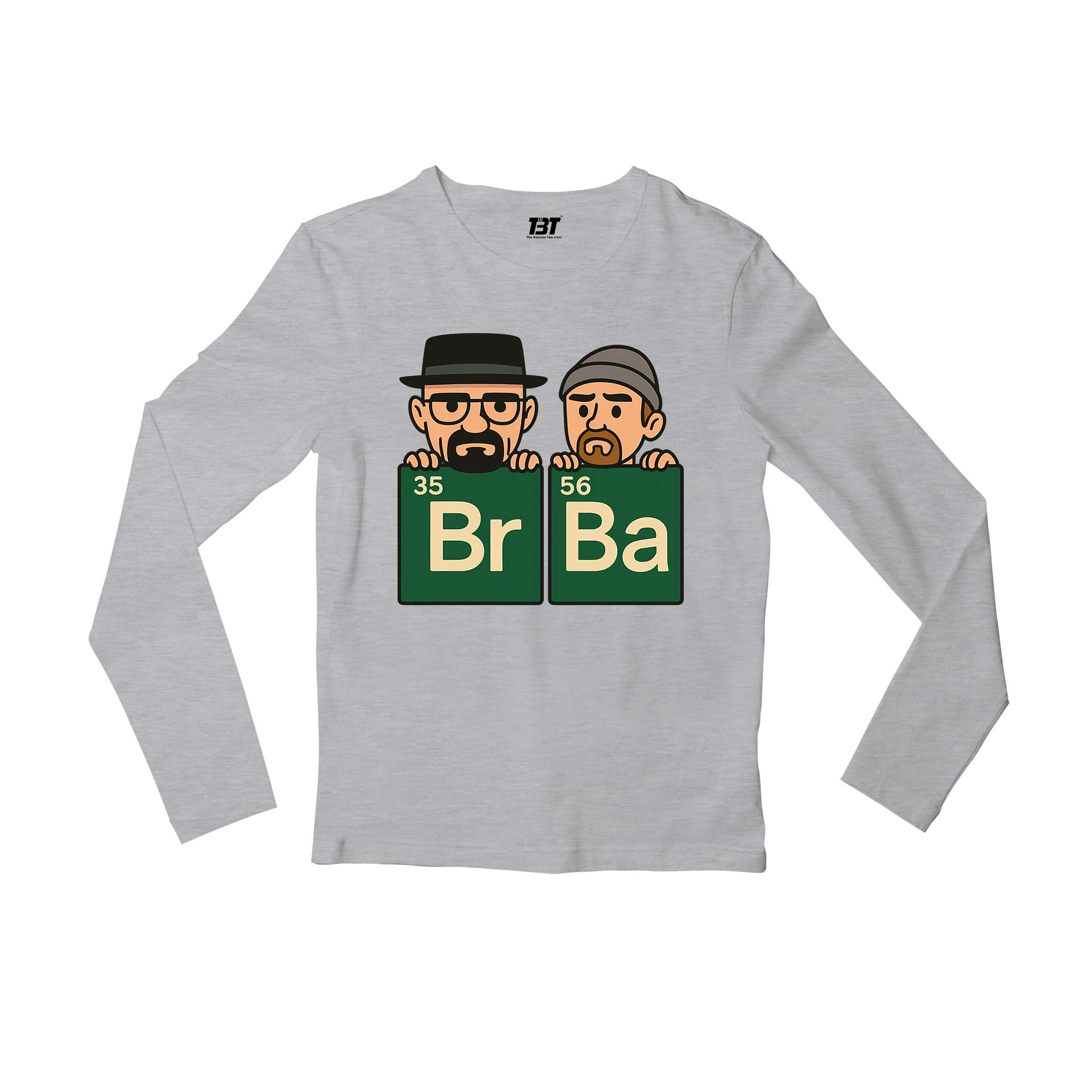 Breaking Bad Full Sleeves T-shirt - Br- Ba Full Sleeves T-shirt The Banyan Tee TBT