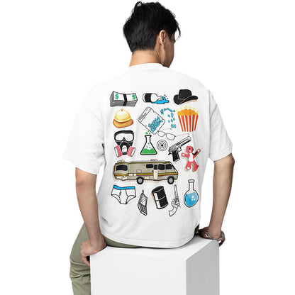 breaking bad oversized t shirt - elements tv & movies t-shirt white buy online india the banyan tee tbt men women girls boys unisex