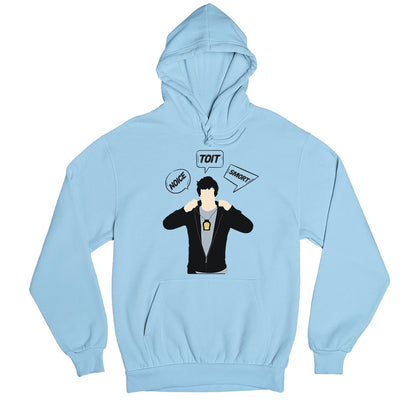brooklyn nine-nine noice toit smort hoodie hooded sweatshirt winterwear buy online united states usa the banyan tee tbt men women girls boys unisex gray detective jake peralta terry charles boyle gina linetti andy samberg merchandise clothing acceessories