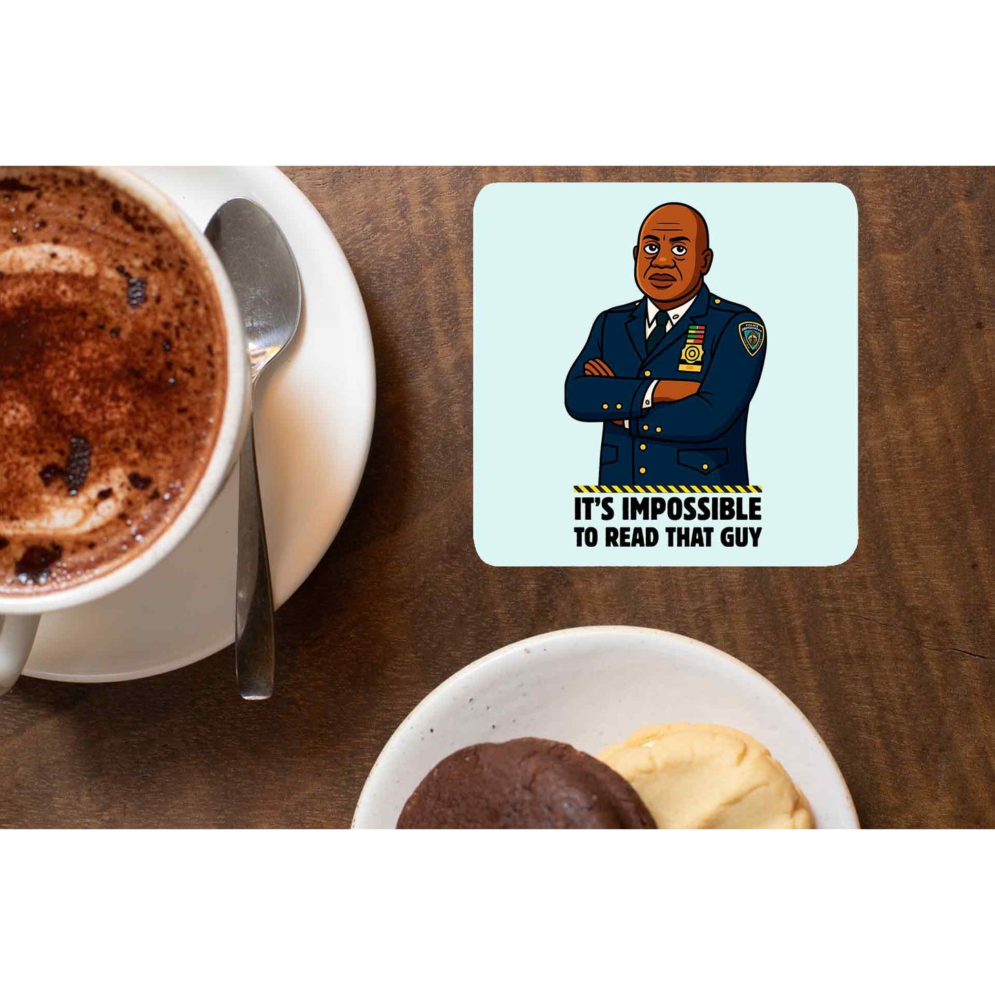 brooklyn nine-nine read that guy coasters wooden table cups indian tv & movies buy online india the banyan tee tbt men women girls boys unisex  stranger things eleven demogorgon shadow monster dustin quote vector art clothing accessories merchandise