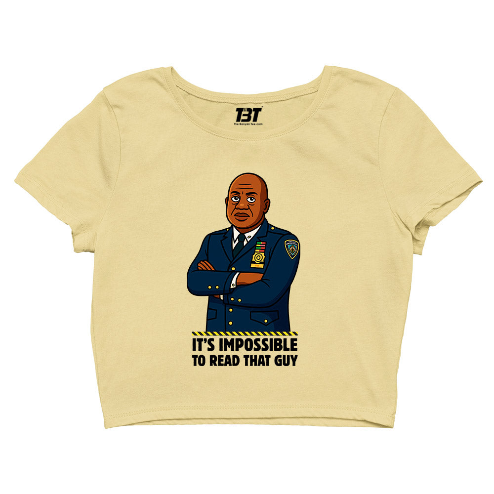 brooklyn nine-nine read that guy crop top tv & movies buy online united states of america usa the banyan tee tbt men women girls boys unisex black stranger things eleven demogorgon shadow monster dustin quote vector art clothing accessories merchandise