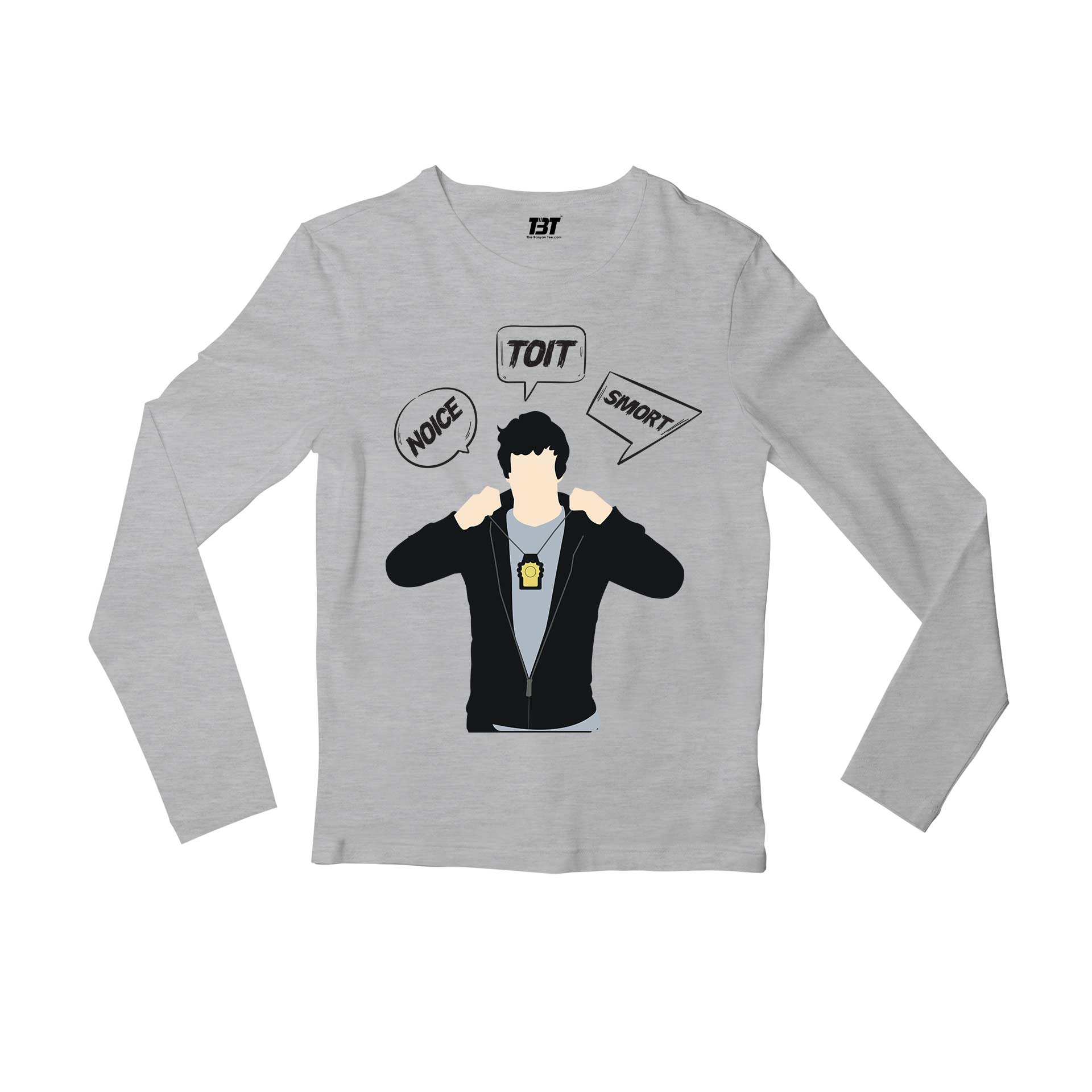 brooklyn nine-nine noice toit smort full sleeves long sleeves buy online india the banyan tee tbt men women girls boys unisex gray detective jake peralta terry charles boyle gina linetti andy samberg merchandise clothing acceessoriesbrooklyn nine-nine noice toit smort full sleeves long sleeves buy online india the banyan tee tbt men women girls boys unisex gray detective jake peralta terry charles boyle gina linetti andy samberg merchandise clothing acceessories